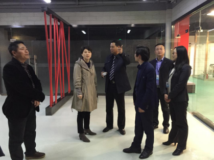 秦淮区副区长祁红莅临万谷众创空间—文化金融产业园视察指导工作