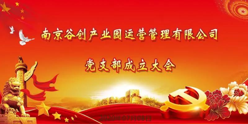 不忘初心 砥砺前行丨中共南京谷创产业园运营管理有限公司党支部正式成立